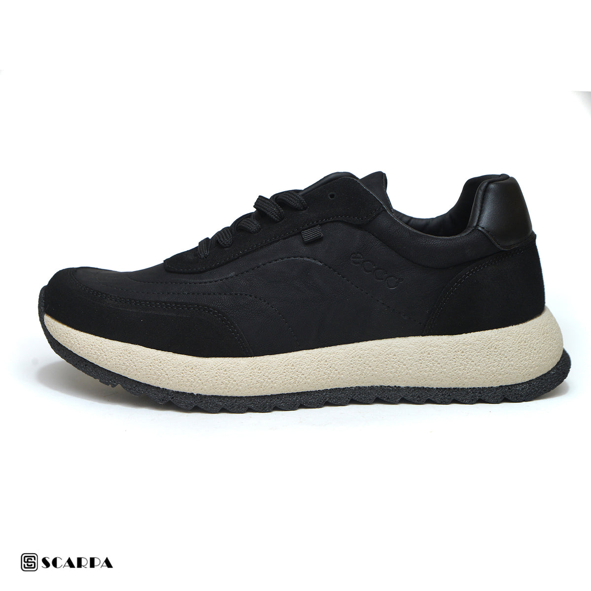 Scarpaa Comfartable Fashion Men's Fashion Sneaker -Durable Rubber BLACK Color CH1