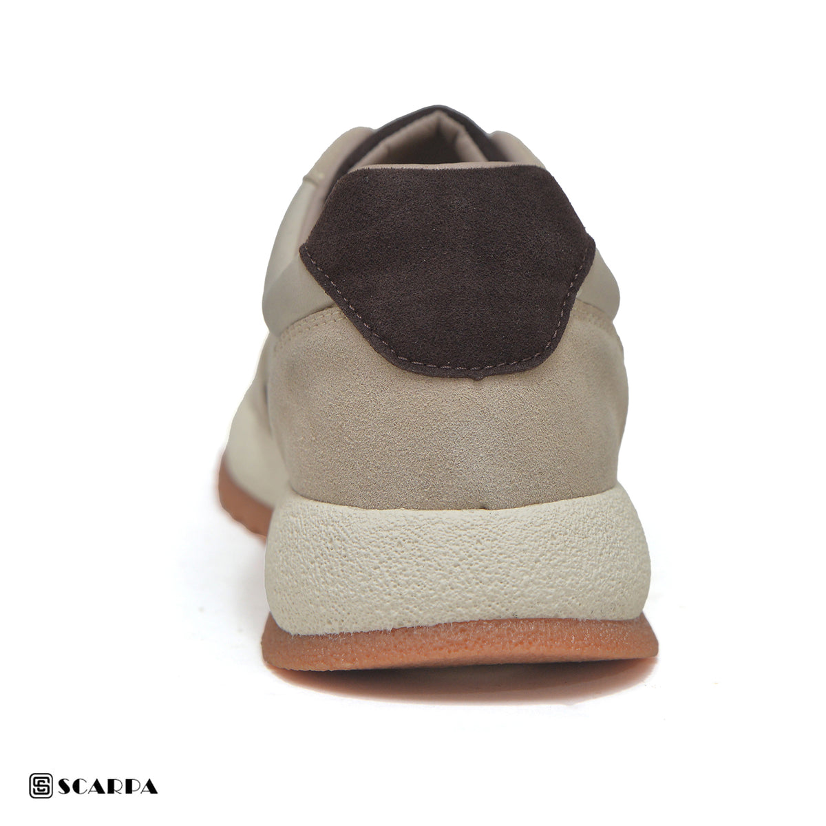 Scarpaa Comfartable Fashion Men's Fashion Sneaker -Durable Rubber BEIGE Color CH4
