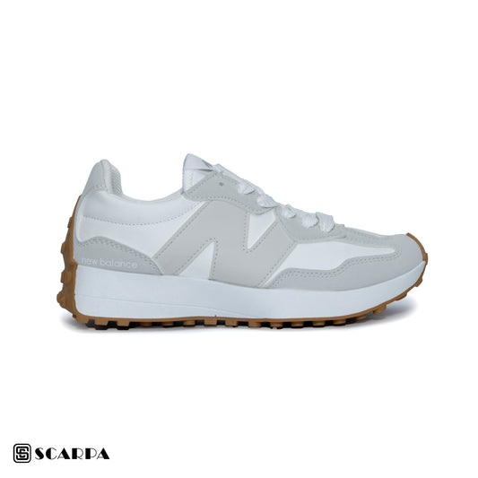 New comfartable Fashion Sneakers with WHITE&BEIGE Color ,Scarpa Model SH2-327