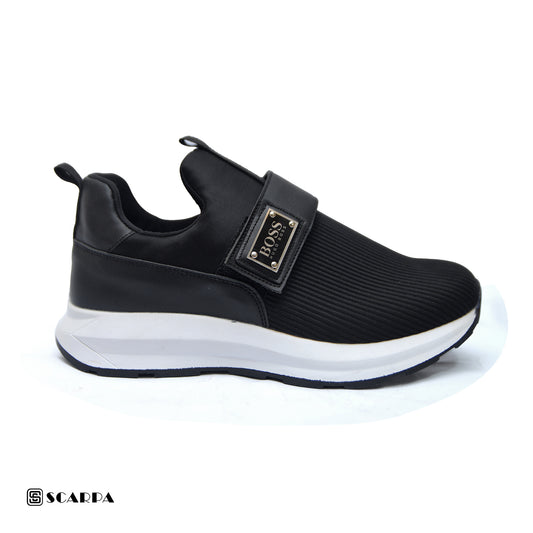 Scarpaa Comfartable Fashion Men's Fashion Sneaker -Durable Rubber Black Color V X10