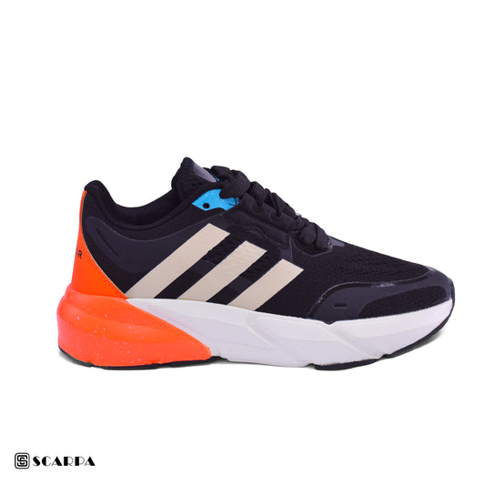 New comfartable Fashion Sneakers with BLACK&ORANGE Color ,Scarpa Model YZ05