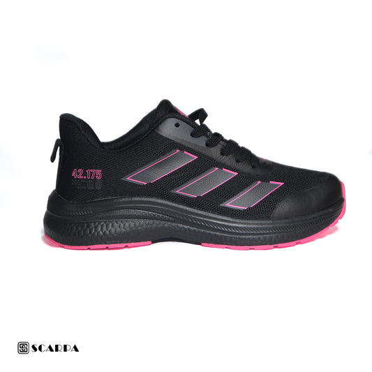 New comfortable Fashion Sneakers with BLACK&PINK Color ,Scarpa Model YZ037