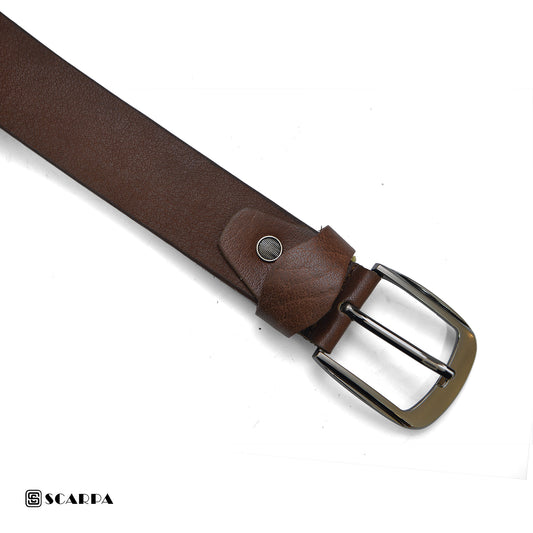 4 CM Genuine leather Belt - lux - BROWEN Color Model 999