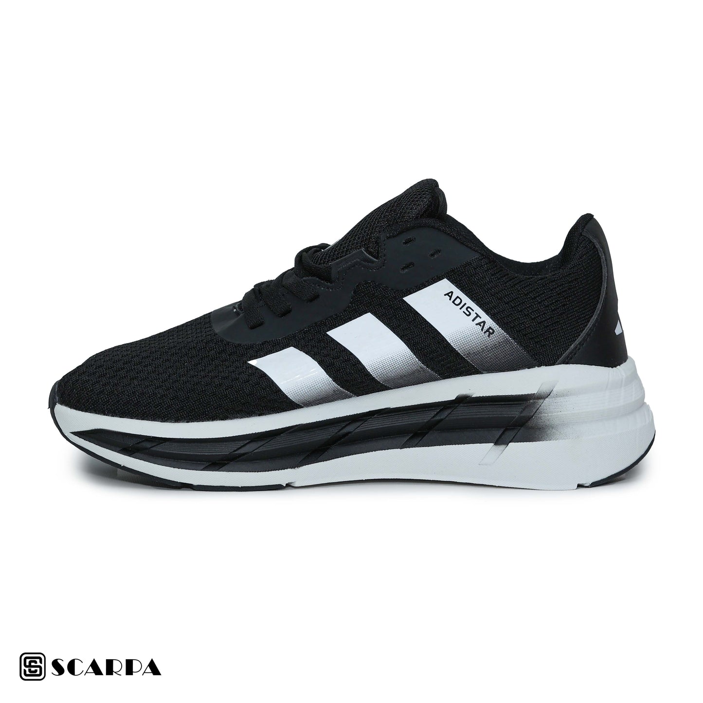 New comfortable Fashion Sneakers with BLACK Color ,Scarpa Model ADI STAR
