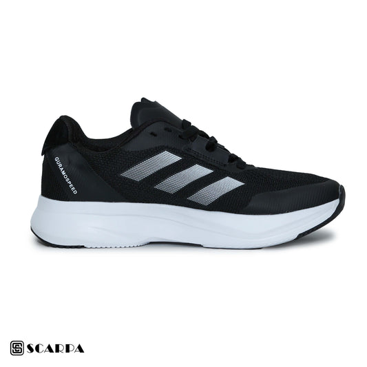 New comfortable Fashion Sneakers with BLACK &WHITE Color ,Scarpa Model ADI GURAMO