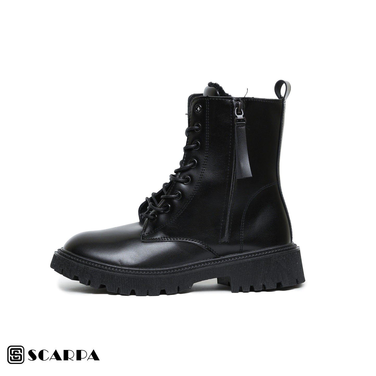 New comfartable Scarpa Leather Boot WOMEN with BLACK Color Model SH2 OX-27