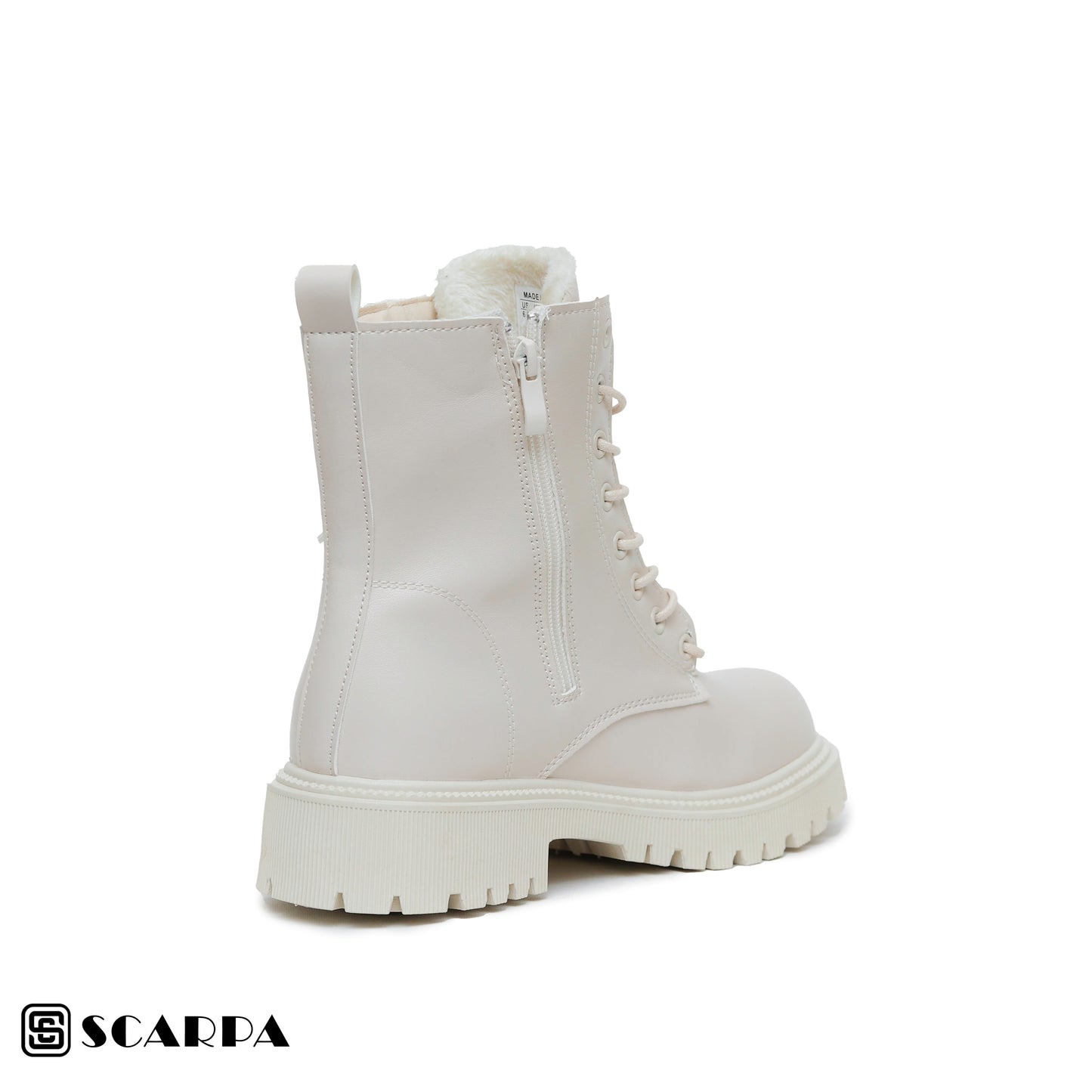 New comfartable Scarpa Leather Boot WOMEN with BEIGE Color Model SH2 OX-27