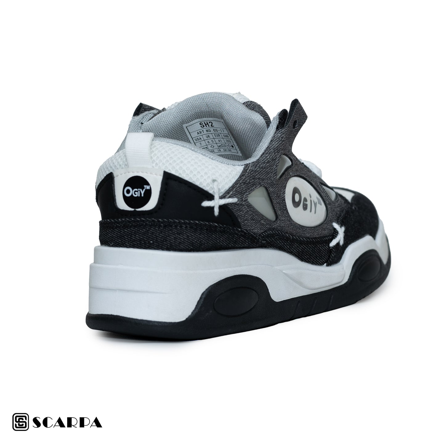 Scarpaa Comfartable Fashion Men Sneakers model OG 17 BLUE/BLACK