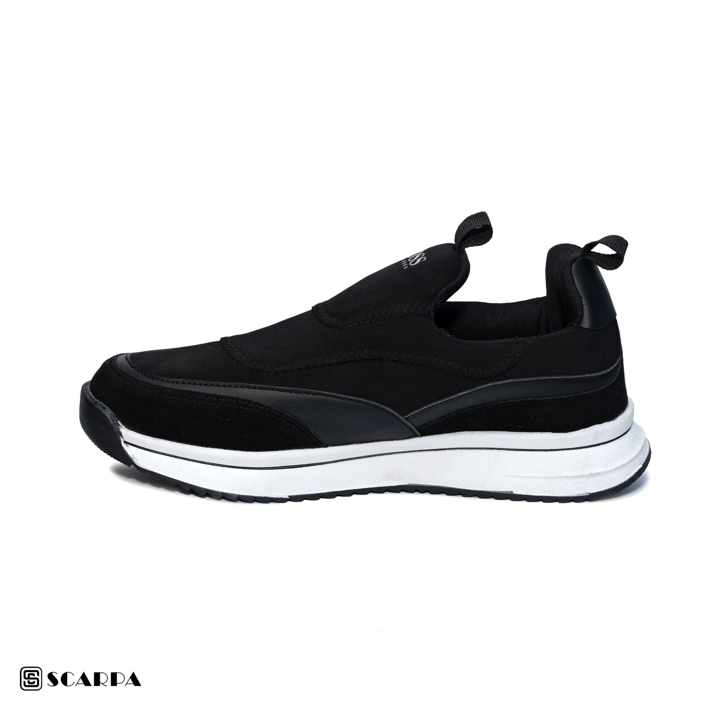 Scarpaa Comfartable Fashion Men's Fashion Sneaker -Durable Rubber Black Color V B3