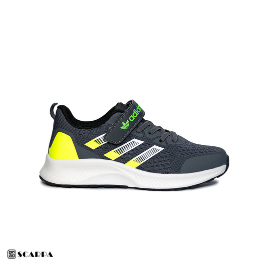 Scarpaa Comfartable Fashion KIDS Sneakers model ADD 155-DARK .GRAY