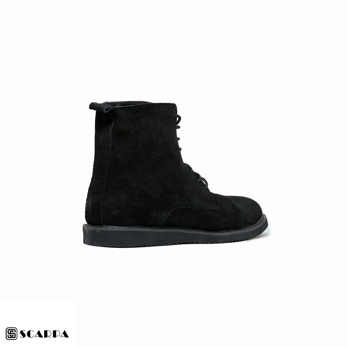 New comfartable Scarpa Leather Boot with BLACK Color Model V L2