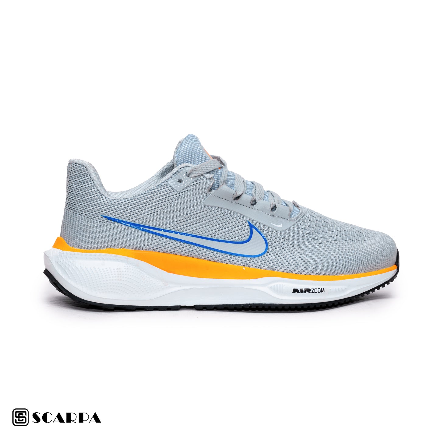 New comfortable Fashion Sneakers with GRAY Color ,Scarpa Model AIR ZOOM