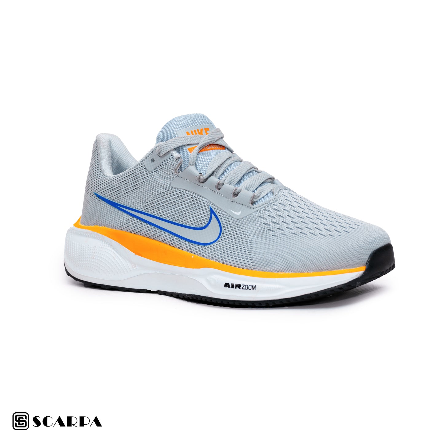 New comfortable Fashion Sneakers with GRAY Color ,Scarpa Model AIR ZOOM