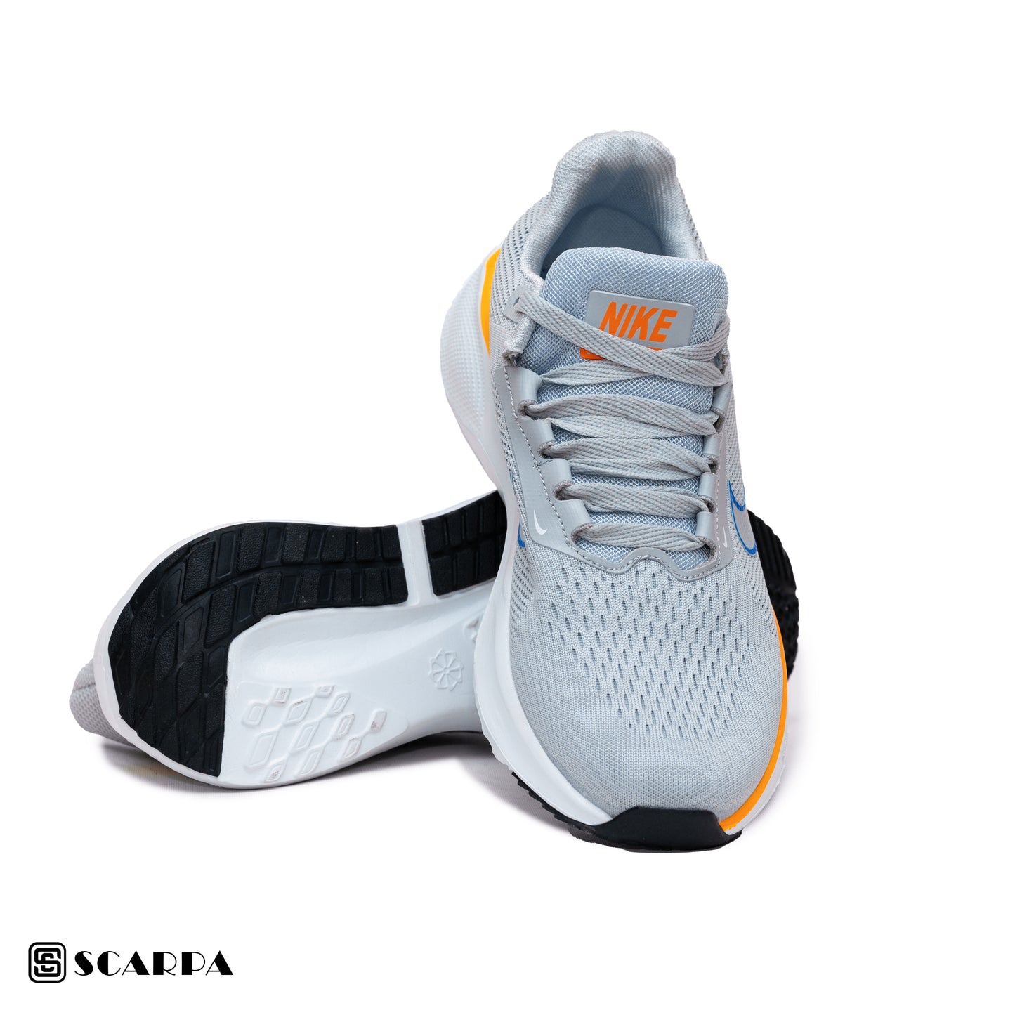 New comfortable Fashion Sneakers with GRAY Color ,Scarpa Model AIR ZOOM
