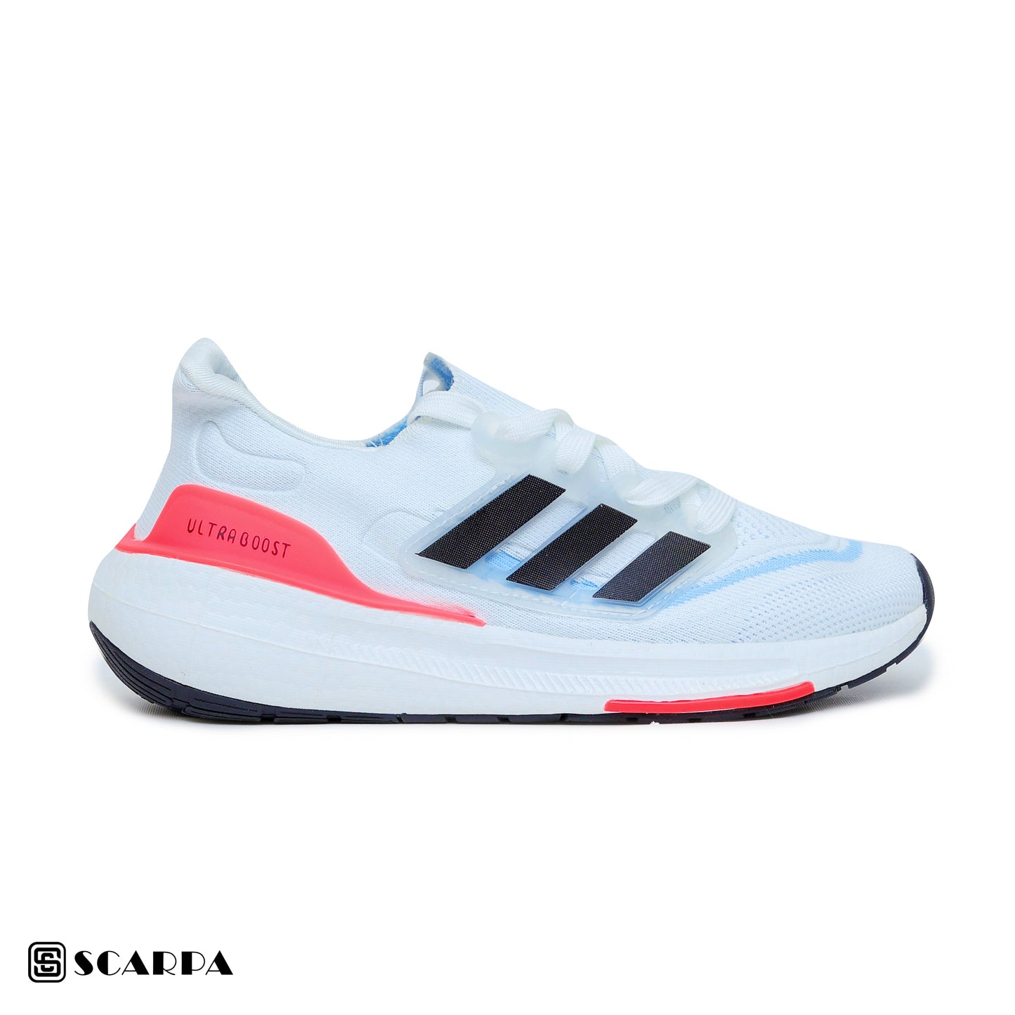 New comfartable Fashion Sneakers with WHITE&RED Color ,Scarpa Model ULTRA BOOST