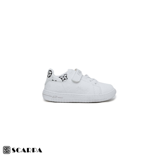 Scarpaa Comfartable Fashion KIDS Sneakers model kids7206-WHITE
