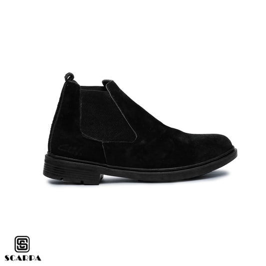Scarpa Leather Boot with BLACK Color Model CL 505