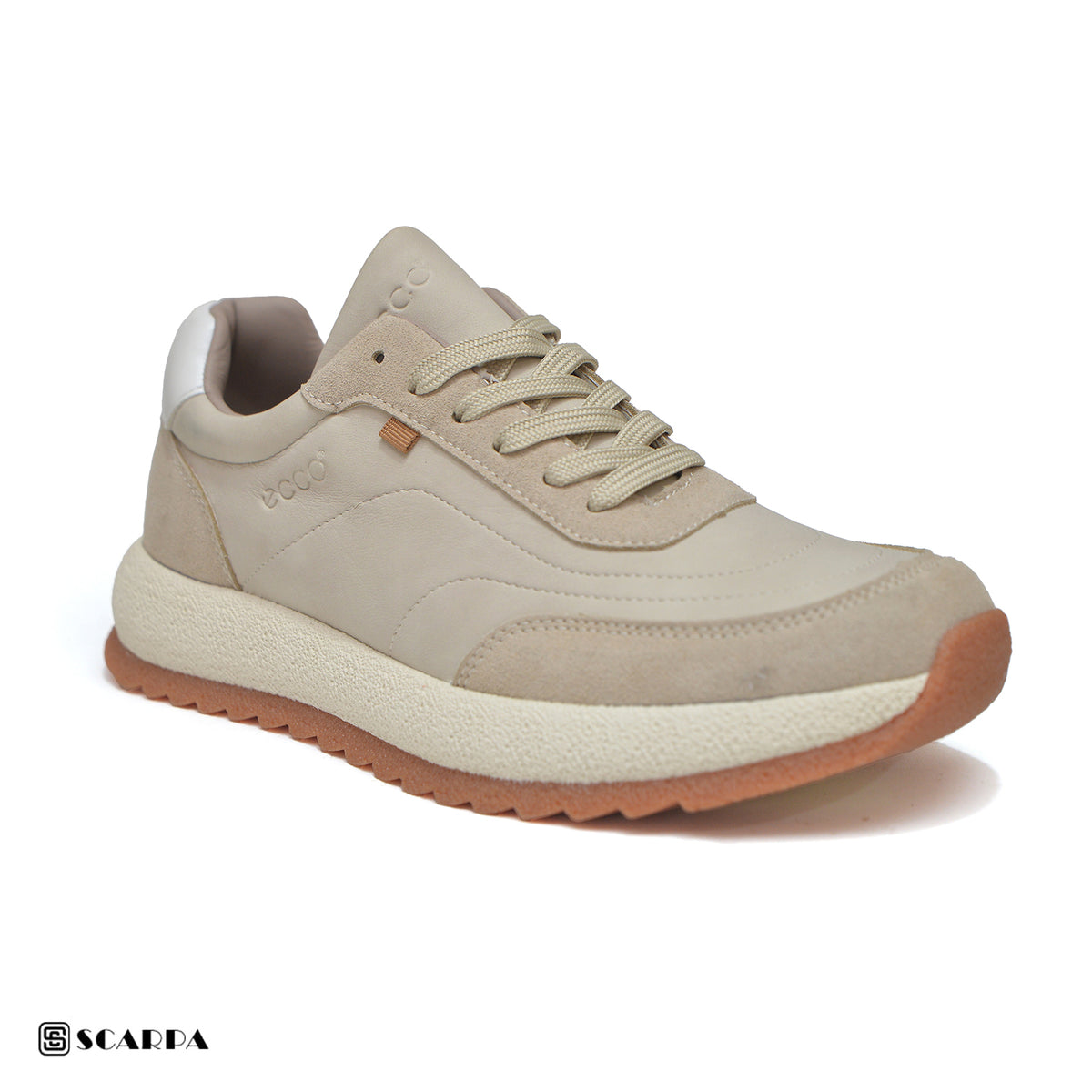 Scarpaa Comfartable Fashion Men's Fashion Sneaker -Durable Rubber BEIGE Color CH1