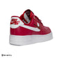 New comfartable Fashion Sneakers with WHITE&RED Color ,Scarpa Model NIKE AIR FORCE