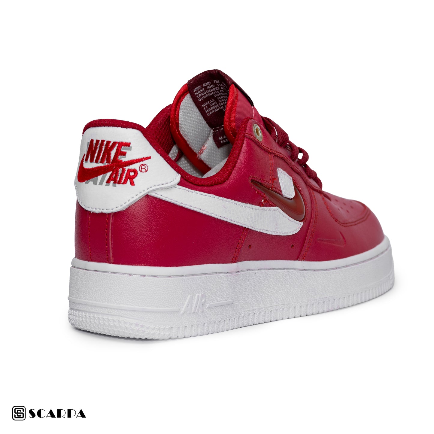 New comfartable Fashion Sneakers with WHITE&RED Color ,Scarpa Model NIKE AIR FORCE