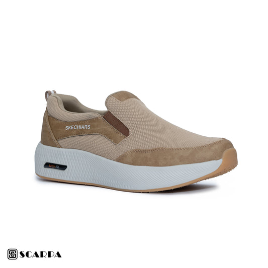 New comfartable Men's Skechers with BEIGE Color ,Model  VL38