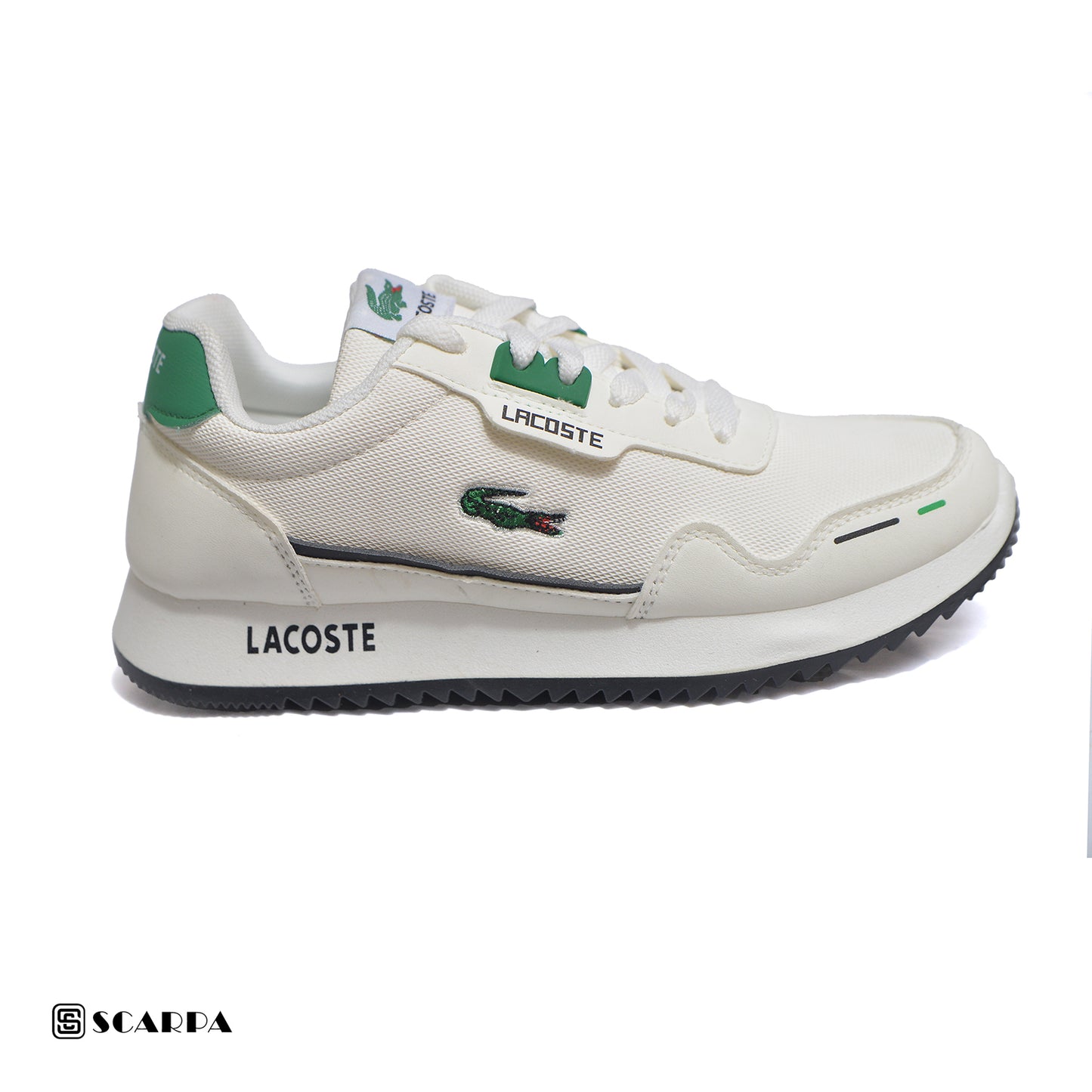 New comfartable Fashion Sneakers with  WHITE&GREEN Color ,Scarpa Model V 3006