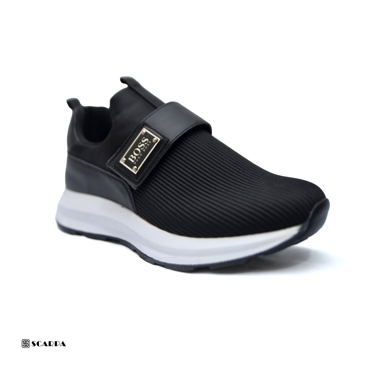Scarpaa Comfartable Fashion Men's Fashion Sneaker -Durable Rubber Black Color V X10