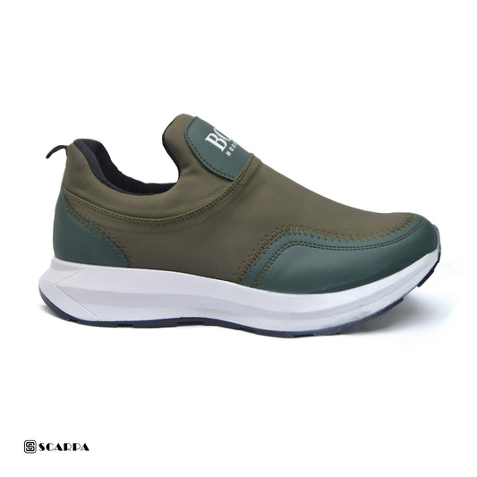 Scarpaa Comfartable Fashion Men's Fashion Sneaker -Durable Rubber OLIVE Color V X70