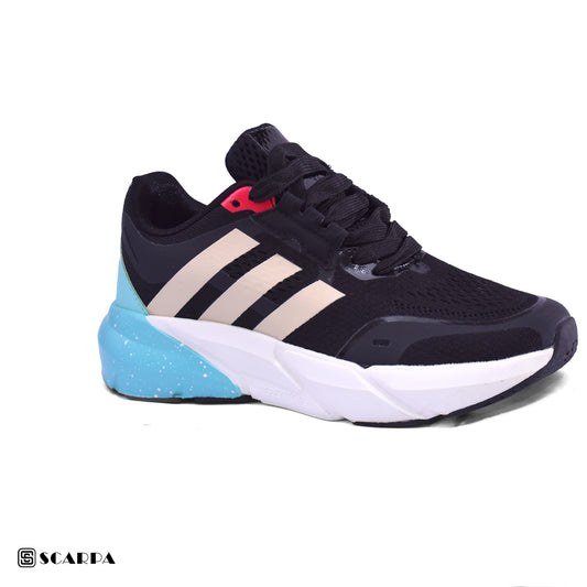 New comfartable Fashion Sneakers with BLACK&WHITE Color ,Scarpa Model  YZ05