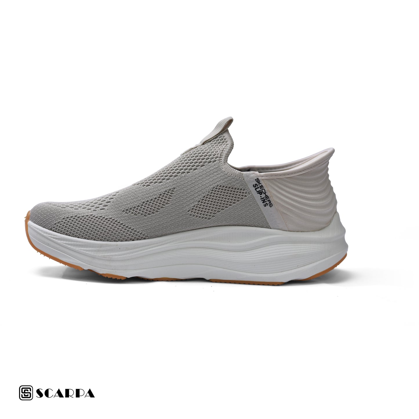New comfartable Men's Skechers with BEIGE Color ,Model  SC SLIP MAX