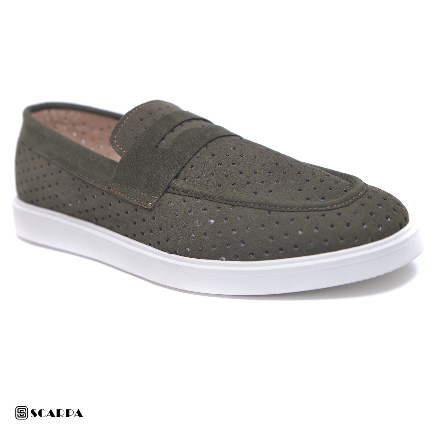 New comfartable Fashion Sneakers with OLIVE Color ,Model V2072