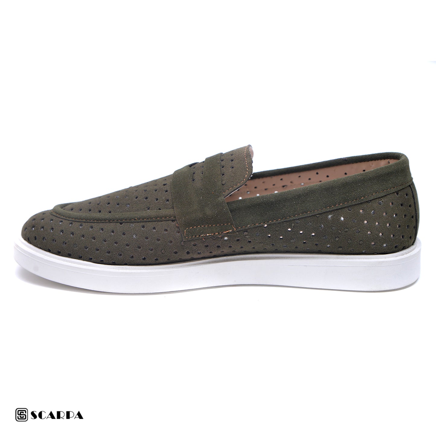 New comfartable Fashion Sneakers with OLIVE Color ,Model V2072