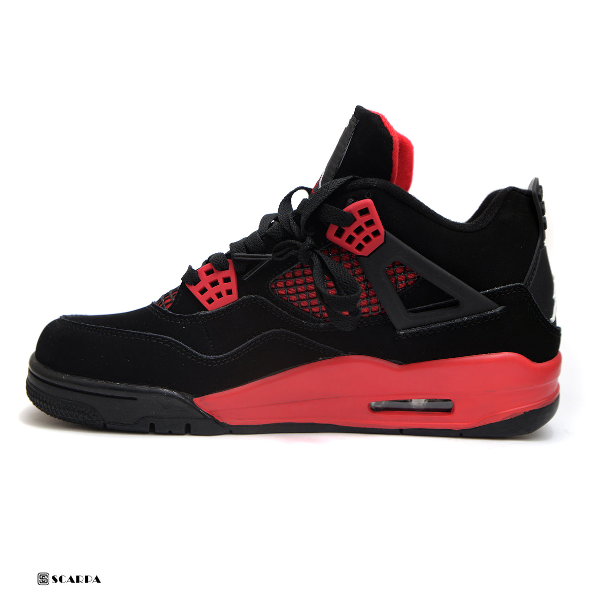 New comfartable Fashion Sneakers with BLACK RED Color ,Scarpa Model JORDAN