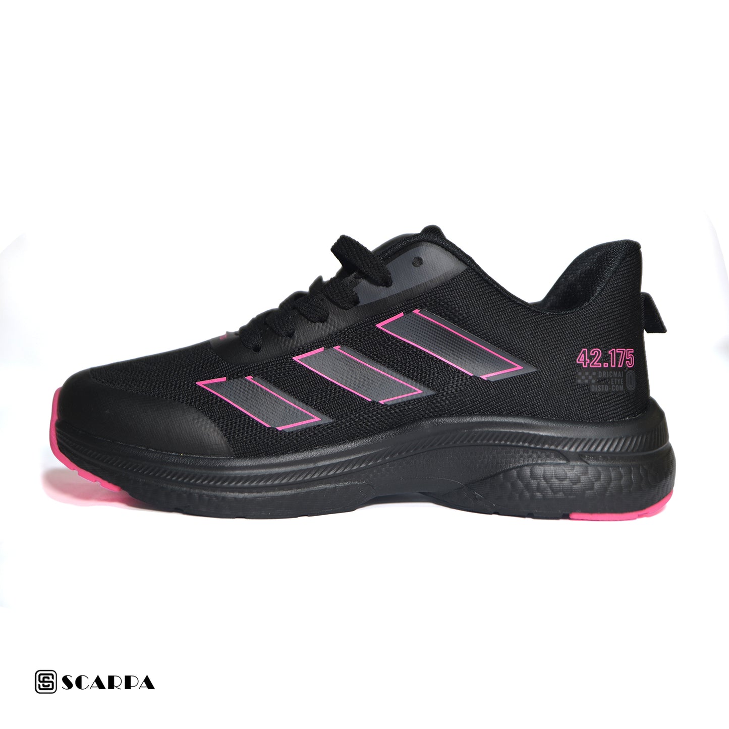 New comfortable Fashion Sneakers with BLACK&PINK Color ,Scarpa Model YZ037