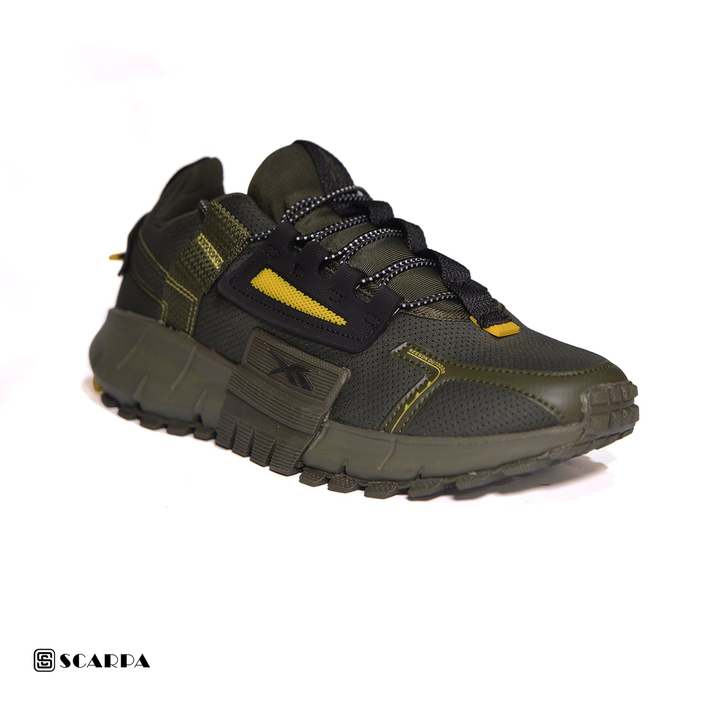 New comfortable Fashion Sneakers with olive Color ,Scarpa Model YZ REEBOK