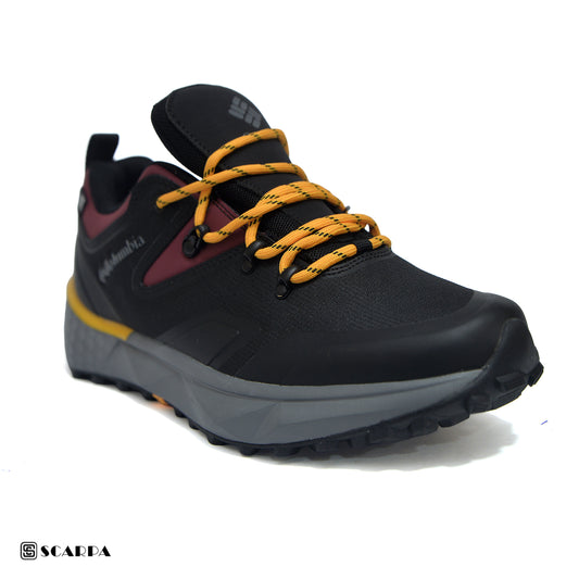 New comfartable Fashion Sneakers with BLACK&YELLOW Color ,Scarpa Model Columbia DRY