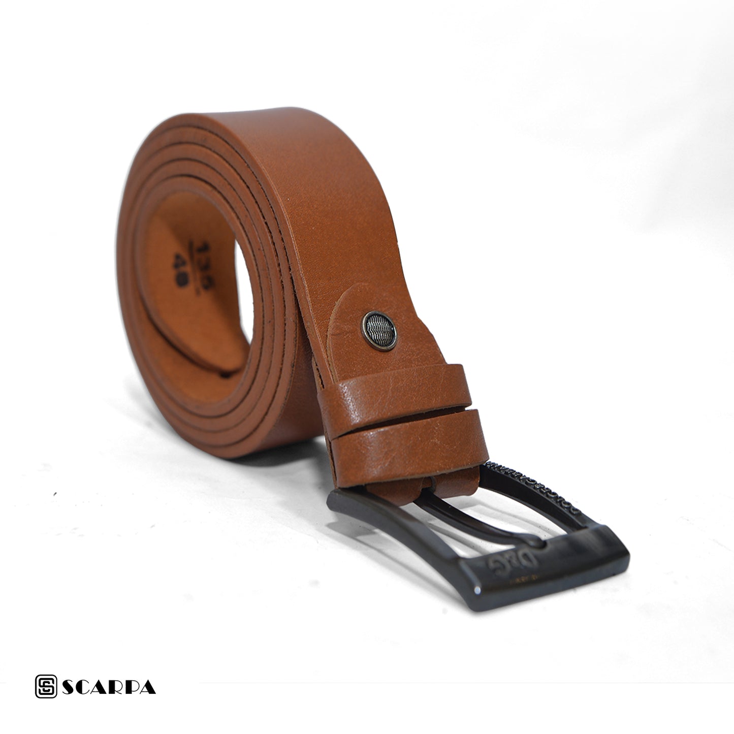 4 CM Genuine leather Belt - lux - HAVAN Color Model D&G