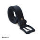 4 CM Genuine leather Belt - lux - BLACK Color Model 444