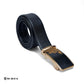 3.5 CM Genuine leather Belt - lux - BLACK Color Model 666