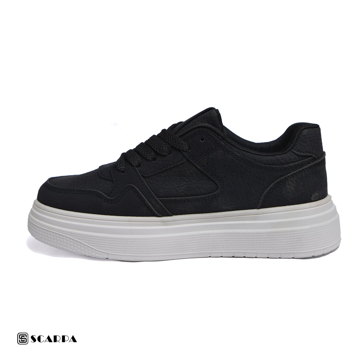 New comfartable Fashion Sneakers with  BLACK Color ,Scarpa Model V 1066