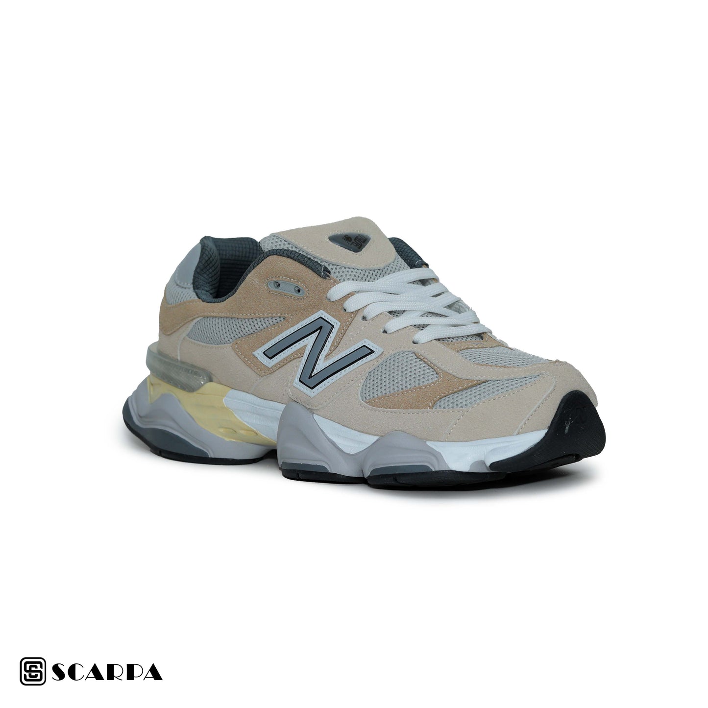 New comfartable Fashion Sneakers with BEIGE Color ,Scarpa Model NewBalance 9060