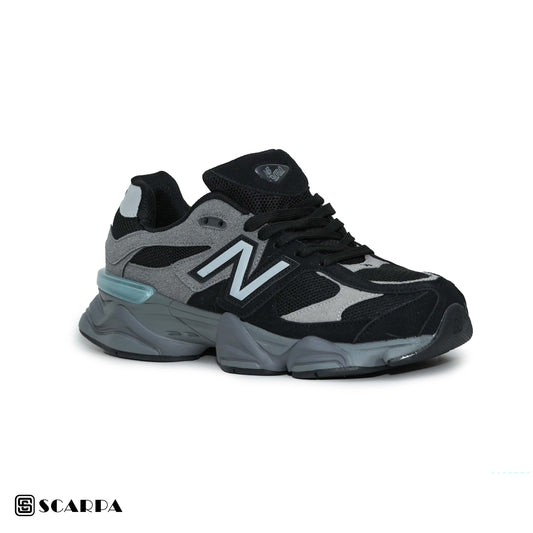 New comfartable Fashion Sneakers with BLACK & GRAY Color ,Scarpa Model NewBalance 9060