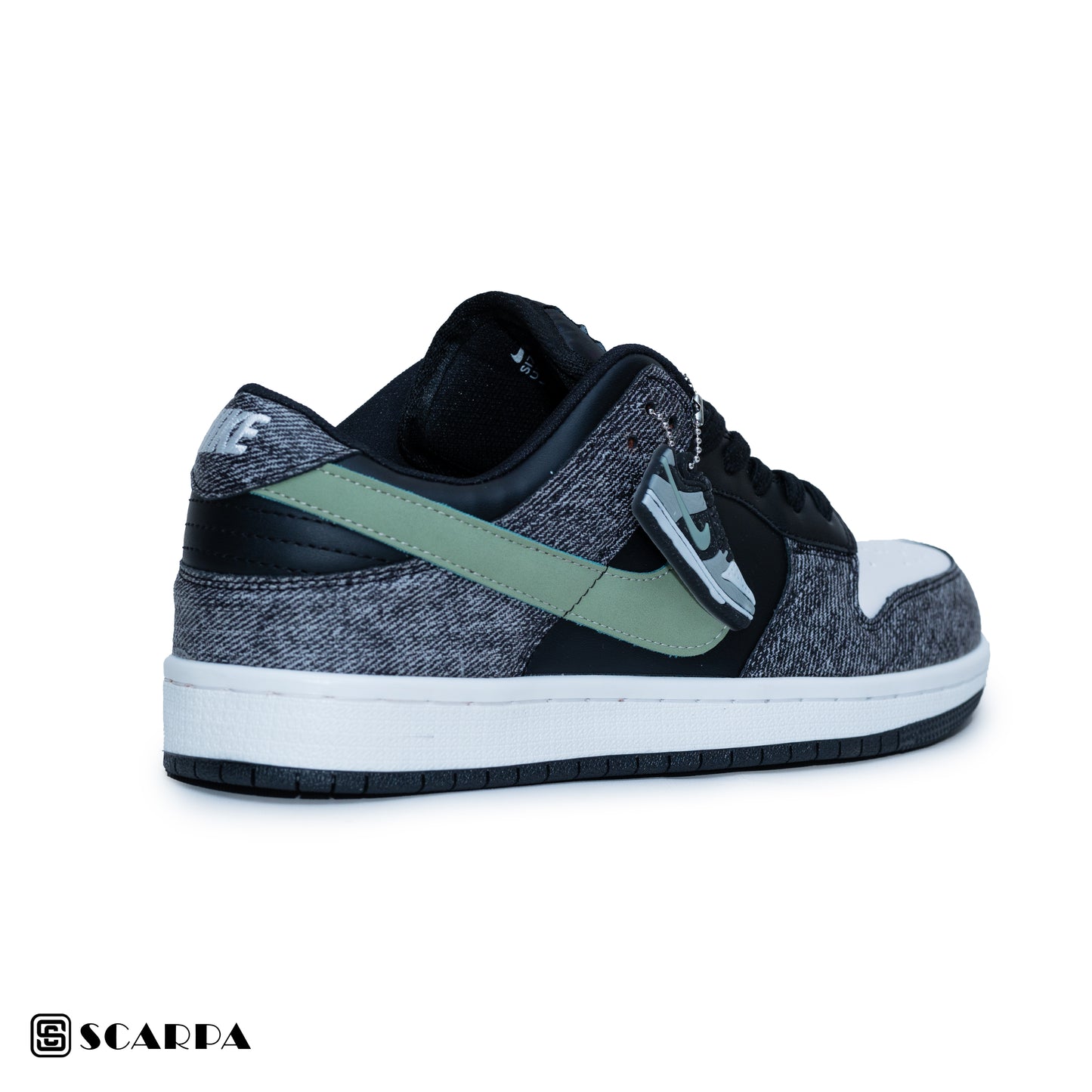 New comfartable Fashion Sneakers with BLACK &GEANS Color ,Scarpa Model SB