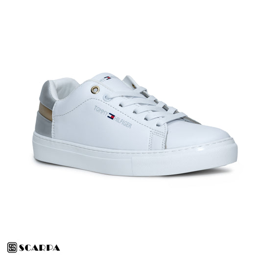 New comfartable Fashion Sneakers with WHITE&SILVER  Color ,Scarpa Model G514