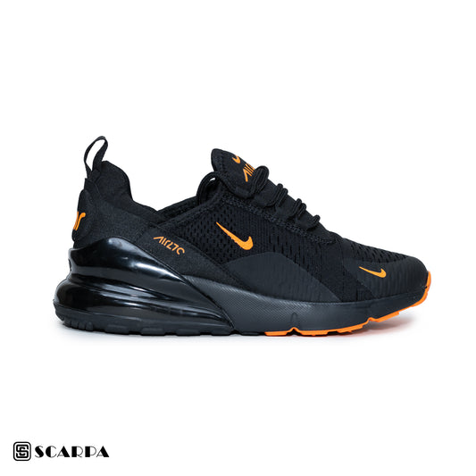 New comfortable Fashion Sneakers withBLACK&ORANGE  Color ,Scarpa Model AIRMAX