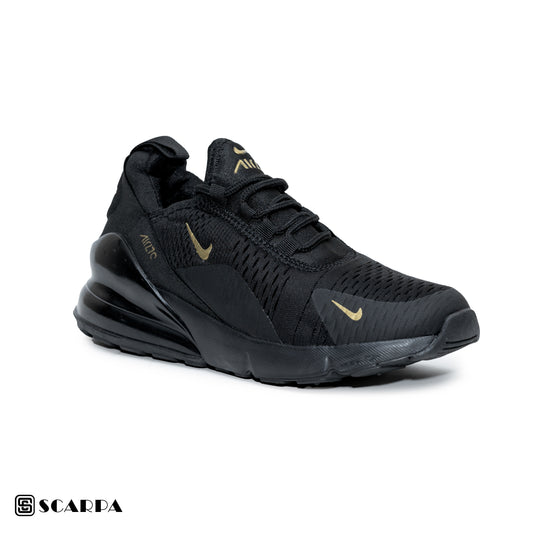 New comfortable Fashion Sneakers with BLACK&GOLD Color ,Scarpa Model AIRMAX