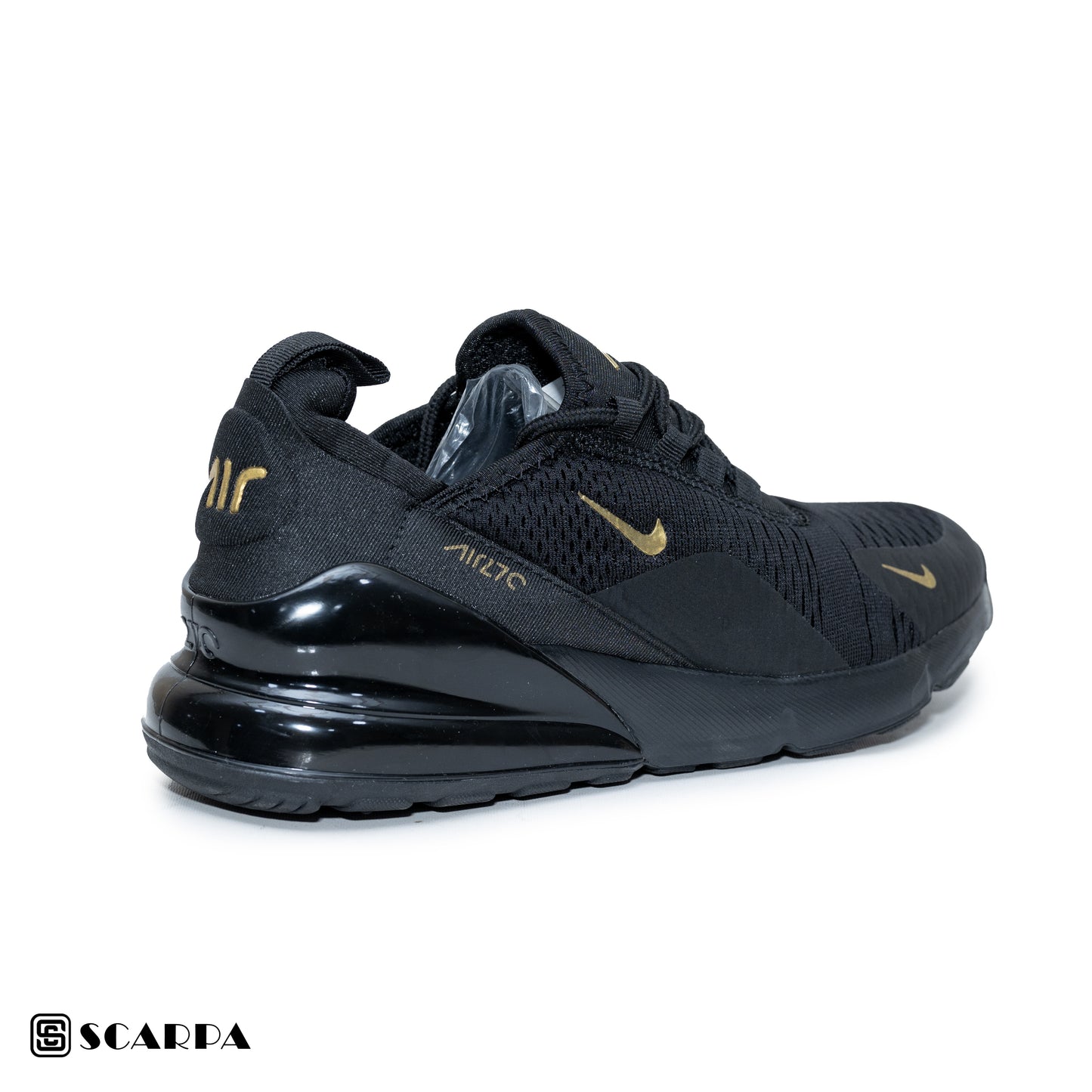New comfortable Fashion Sneakers with BLACK&GOLD Color ,Scarpa Model AIRMAX