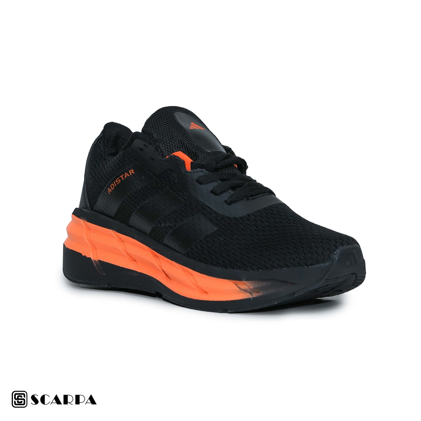 New comfortable Fashion Sneakers with BLACK &ORANGE Color ,Scarpa Model ADI STAR