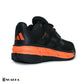 New comfortable Fashion Sneakers with BLACK &ORANGE Color ,Scarpa Model ADI STAR