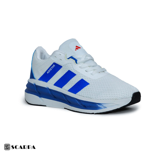 New comfortable Fashion Sneakers with WHITE Color ,Scarpa Model ADI STAR